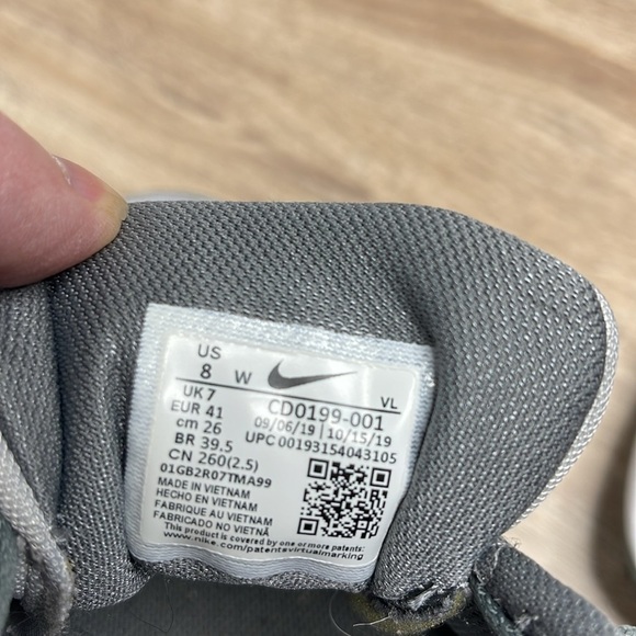 Nike Training Mens Flex Control 4 Workout Shoes Sneakers Grey Black Swoosh 8 - Picture 10 of 11